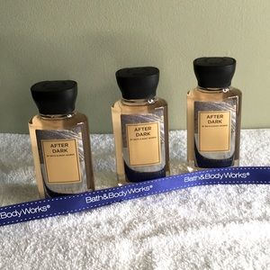🌟NEW🌟 Bath & Body Works BBW MENS After Dark 3pc MINI set Body Wash (3-in-1)